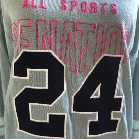 P.E Nation Lightweight Knit Jersey Style Long Sleeve Top Small EUC - Picture 2 of 7